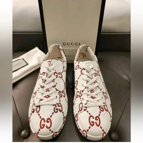 Gucci ace Apollo sneakers womens size 39.5 - Picture 4 of 8